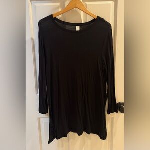 Old Navy Long Sleeve Side Slit Top, Large